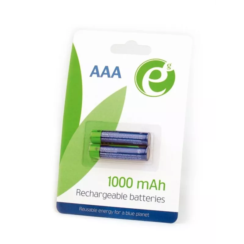 Baterie GEMBIRD AAA Ni-MH akumulatorowe 1000mAh 2 szt.