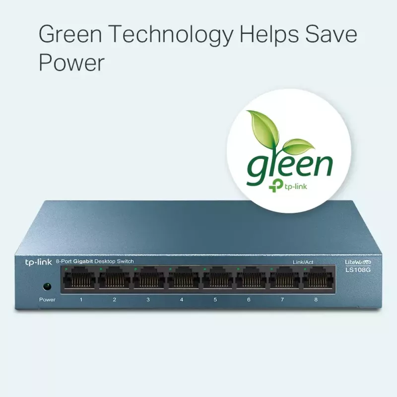 Przełącznik sieciowy TP-Link 8-portowy 10/100/1000Mbps Desktop
