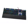 Przewodowa mechaniczna klawiatura gamingowa IBOX AURORA K-4 — QWERTY, 108 klawiszy, regulowane podświetlenie LED, wodoodporna, USB, kabel 1,6 m