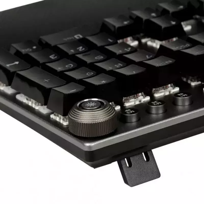 Przewodowa mechaniczna klawiatura gamingowa IBOX AURORA K-4 — QWERTY, 108 klawiszy, regulowane podświetlenie LED, wodoodporna, USB, kabel 1,6 m