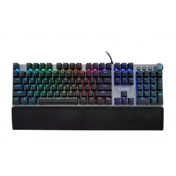 Przewodowa mechaniczna klawiatura gamingowa IBOX AURORA K-4 — QWERTY, 108 klawiszy, regulowane podświetlenie LED, wodoodporna, USB, kabel 1,6 m