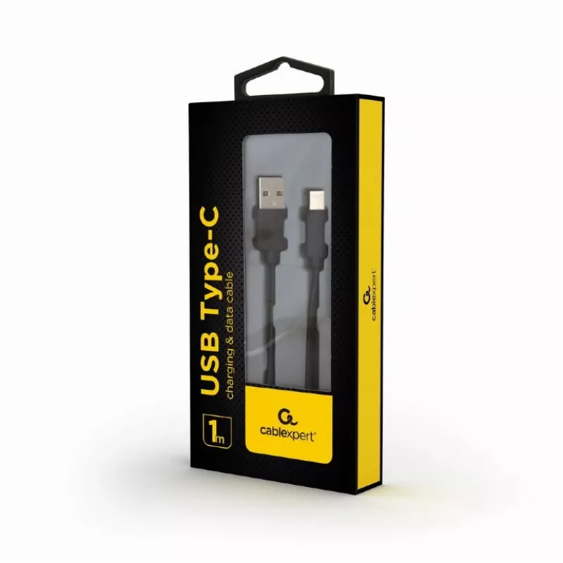 GEMBIRD USB-A 2.0 na Type-C kabel do ładowania i danych 1m