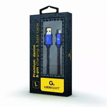Kabel Lightning Cablexpert CC-USB2J-AMLM-1M-BL