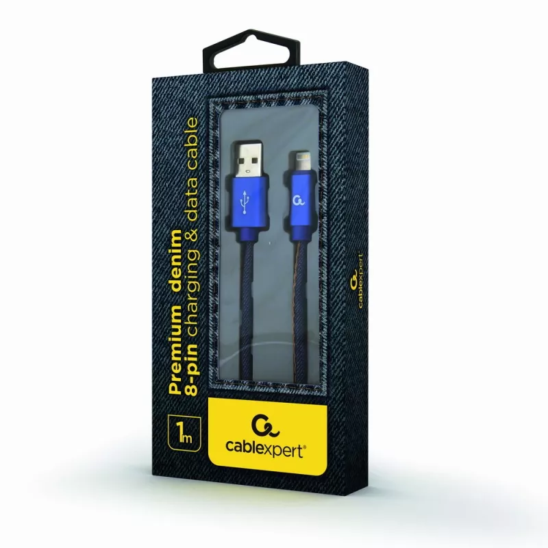 Kabel Lightning Cablexpert CC-USB2J-AMLM-1M-BL