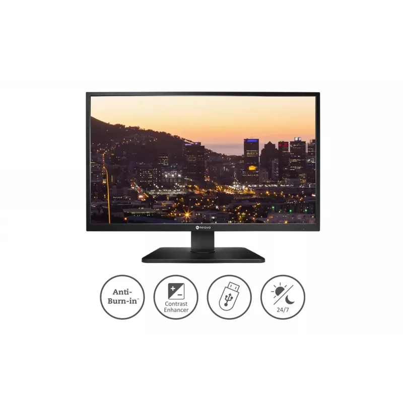 Monitor monitorujący AG Neovo SC-32E 31,5 cala (80 cm) LED 1920×1080, 350 cd/m², HDMI, DVI, VGA, BNC, VESA