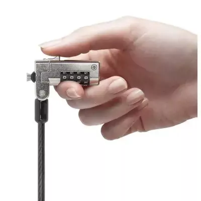 Kensington cienki N17 Combination Laptop Lock for Wedge-Shaped Slots