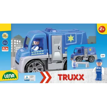 Ciężarówka Lena TRUXX Police z akcesoriami