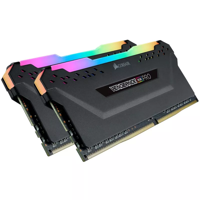 Pamięć CORSAIR 16GB DDR4 3200MHz 2x8GB DIMM C16 Vengeance RGB Pro - Czarny