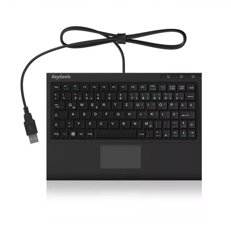 KeySonic ACK-3410 (US) klawiatura Biuro USB US English Czarny