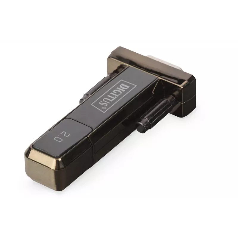 Konwerter DIGITUS USB 2.0 na szeregowy, DSUB 9M z kablem USB A 80cm