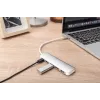 DIGITUS USB-C HUB 4-Port PD 4x USB 3.0, 1x PD Charging, szary