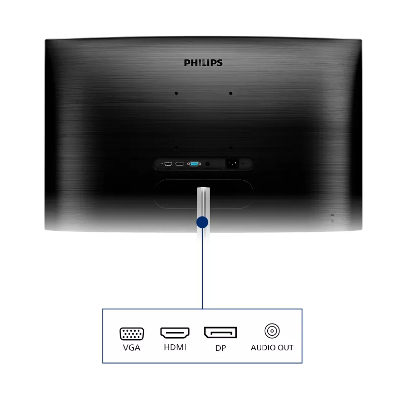 Philips E Line 325E1C/00 monitor komputerowy 80 cm (31,5 cala) 2560 x 1440 pikseli Quad HD LCD Czarny