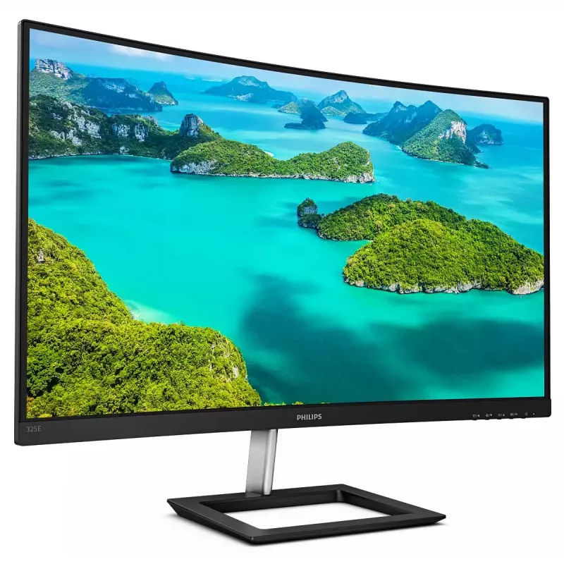 Philips E Line 325E1C/00 monitor komputerowy 80 cm (31,5 cala) 2560 x 1440 pikseli Quad HD LCD Czarny
