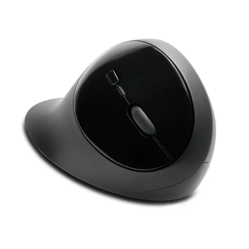 Mysz bezprzewodowa Kensington Pro Fit Ergo — czarna, praworęczna, RF + Bluetooth, 1600 DPI, czarna