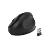 Mysz bezprzewodowa Kensington Pro Fit Ergo — czarna, praworęczna, RF + Bluetooth, 1600 DPI, czarna