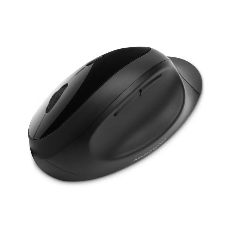 Mysz bezprzewodowa Kensington Pro Fit Ergo — czarna, praworęczna, RF + Bluetooth, 1600 DPI, czarna