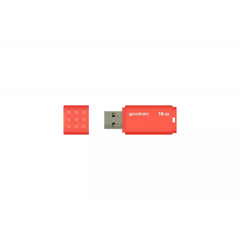 pamięć USB GOODRAM UME3 16 GB USB Type-A 3.2 Gen 1 (pomarańczowa), obudowa z tworzywa bez zatyczki, 60/20 MB/s