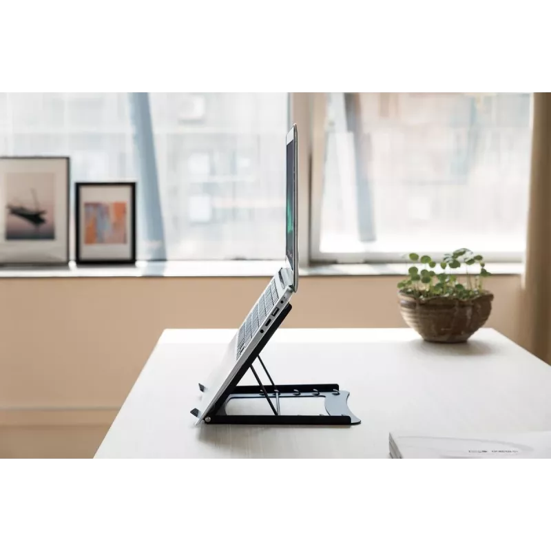 Składany metalowy stojak na laptopa/tablet DIGITUS z 5 pozycjami regulacji