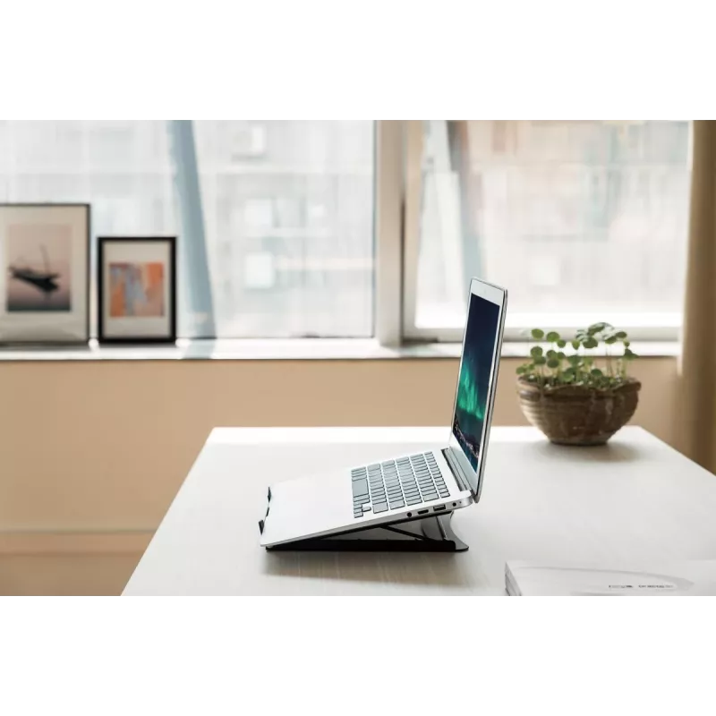 Składany metalowy stojak na laptopa/tablet DIGITUS z 5 pozycjami regulacji