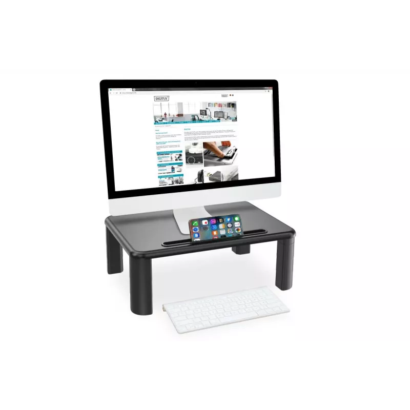 Regulowany podwyższenie pod monitor DIGITUS 400x280x143 mm; maks. obciążenie do 10 kg