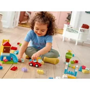 LEGO DUPLO 10914 Brick Box — 65-elementowy zestaw konstrukcyjny dla maluchów od 1,5 roku życia
