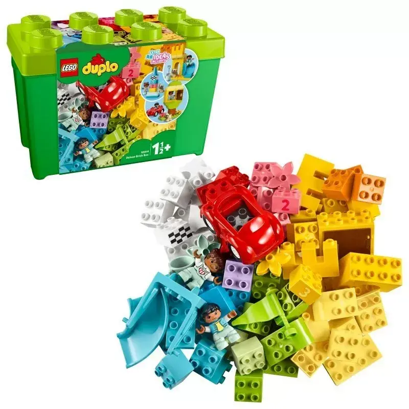LEGO DUPLO 10914 Brick Box — 65-elementowy zestaw konstrukcyjny dla maluchów od 1,5 roku życia