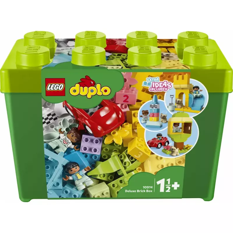 LEGO DUPLO 10914 Brick Box — 65-elementowy zestaw konstrukcyjny dla maluchów od 1,5 roku życia