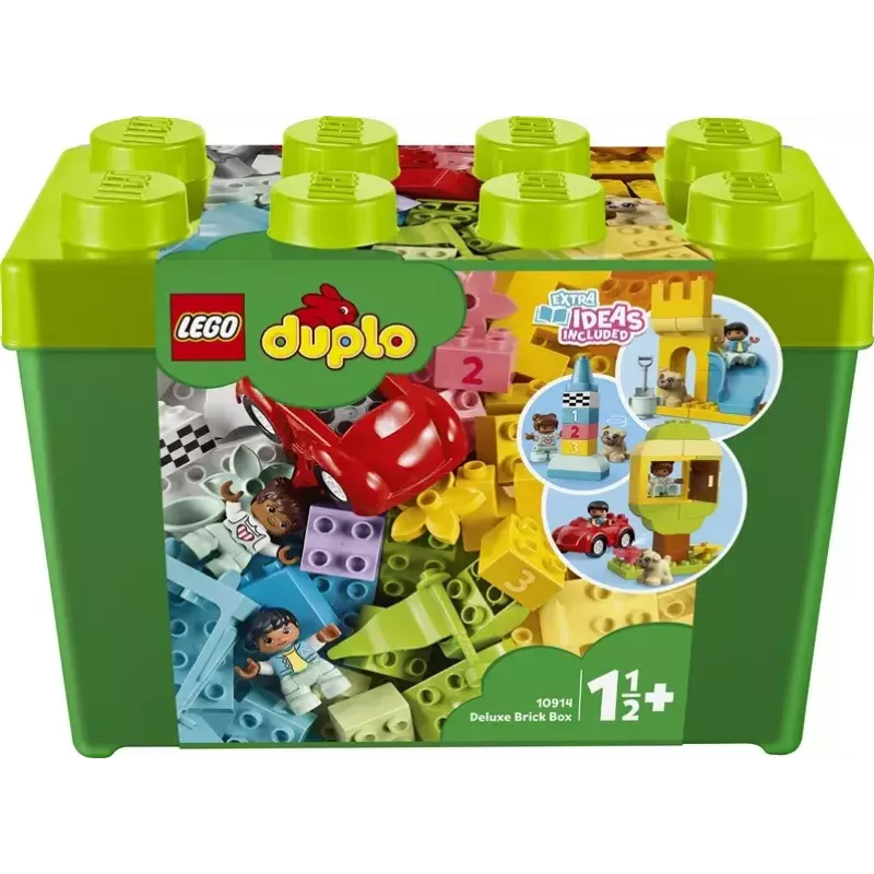 LEGO DUPLO 10914 Brick Box — 65-elementowy zestaw konstrukcyjny dla maluchów od 1,5 roku życia