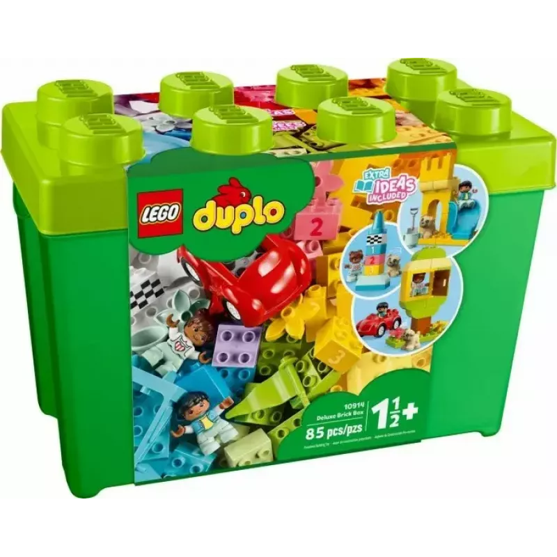 LEGO DUPLO 10914 Brick Box — 65-elementowy zestaw konstrukcyjny dla maluchów od 1,5 roku życia