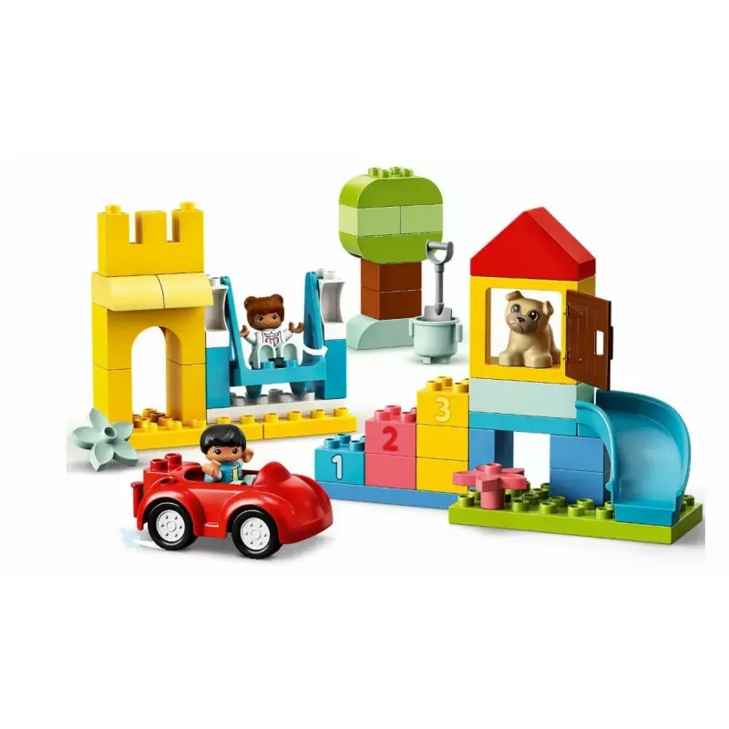 LEGO DUPLO 10914 Brick Box — 65-elementowy zestaw konstrukcyjny dla maluchów od 1,5 roku życia