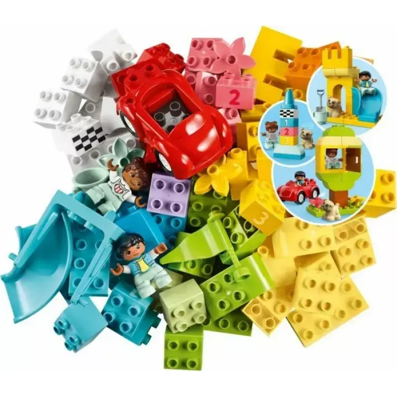 LEGO DUPLO 10914 Brick Box — 65-elementowy zestaw konstrukcyjny dla maluchów od 1,5 roku życia