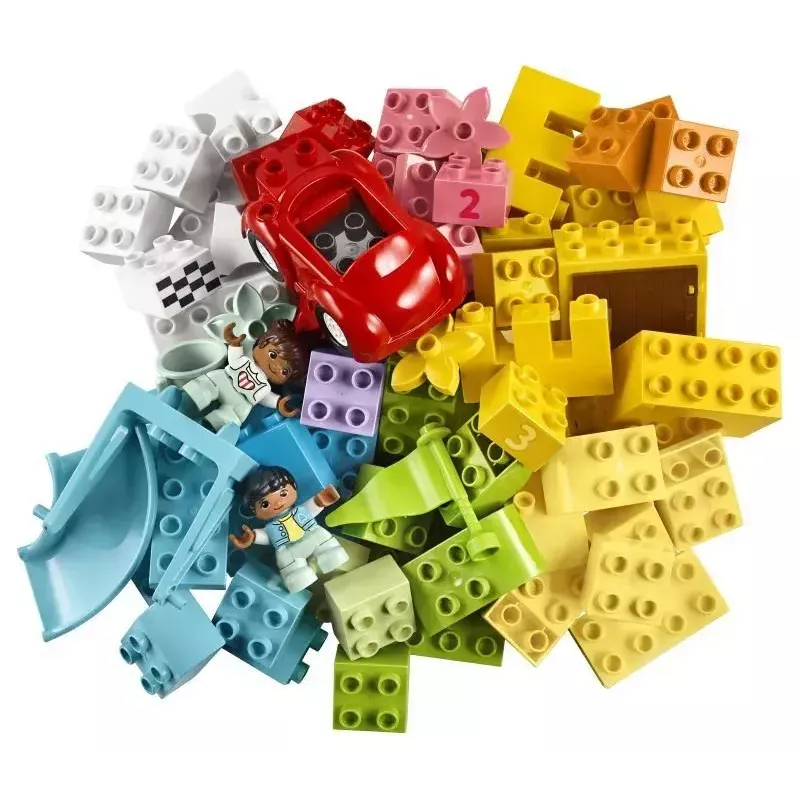 LEGO DUPLO 10914 Brick Box — 65-elementowy zestaw konstrukcyjny dla maluchów od 1,5 roku życia
