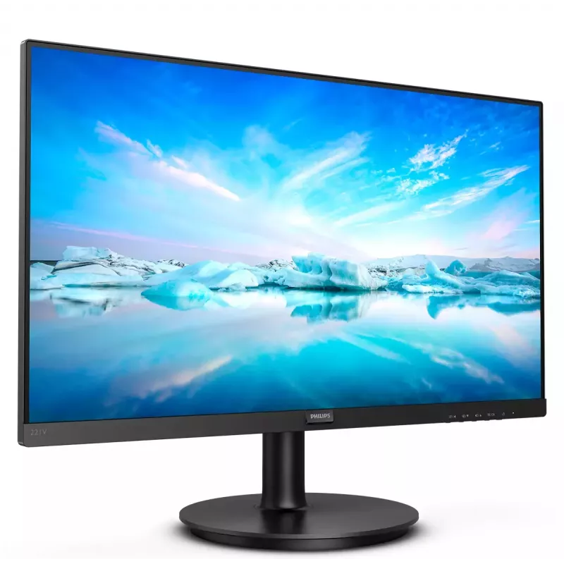 Philips V Line 221V8A/00 monitor komputerowy 54,6 cm (21,5 cala) 1920 x 1080 pikseli Full HD LED Czarny