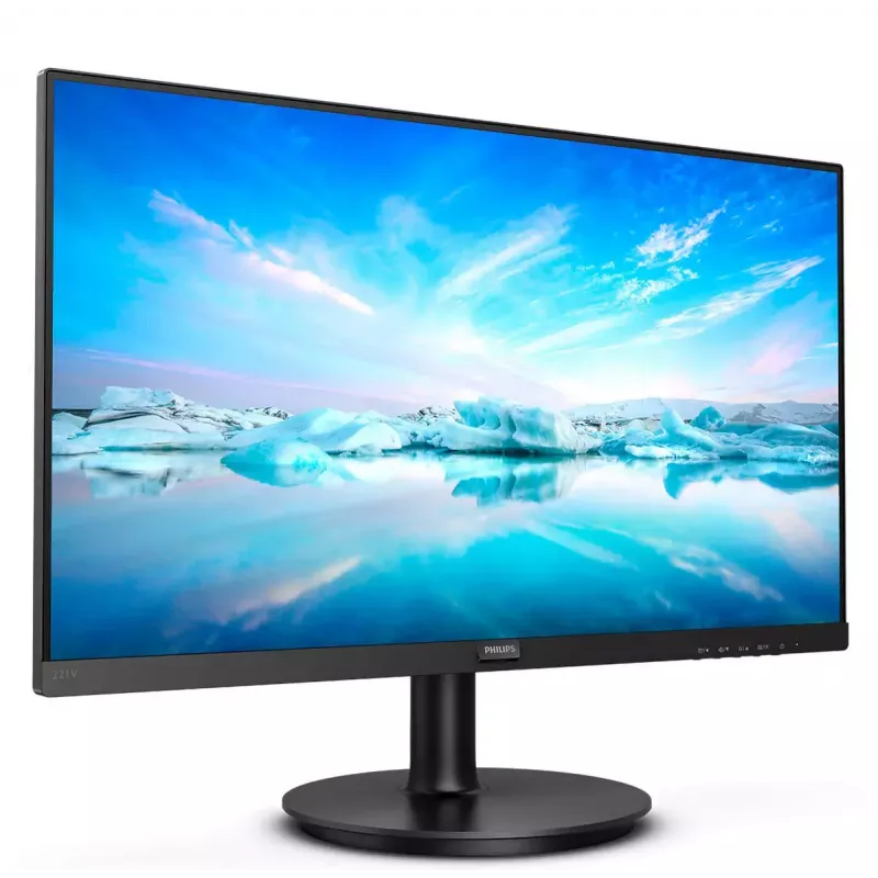 Philips V Line 221V8/00 monitor komputerowy 54,6 cm (21,5 cala) 1920 x 1080 pikseli Full HD LED Czarny