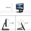 Philips 162B9T/00 monitor komputerowy 39,6 cm (15,6 cala) 1366 x 768 pikseli HD LCD dotykowy Czarny
