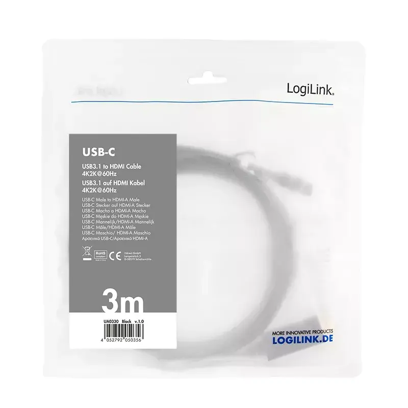 Adapter graficzny USB LogiLink UA0330 Czarny