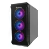 GENESIS Irid 503 ARGB Micro Tower Czarny, Transparentny