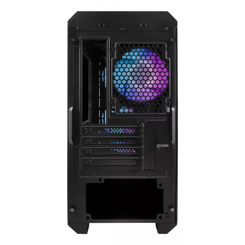 GENESIS Irid 503 ARGB Micro Tower Czarny, Transparentny