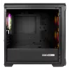 GENESIS Irid 503 ARGB Micro Tower Czarny, Transparentny