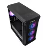 GENESIS Irid 503 ARGB Micro Tower Czarny, Transparentny