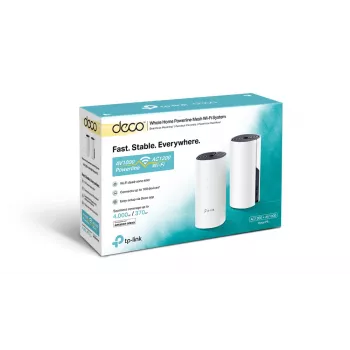 TP-Link AC1200 + AV1000 Całodomowy hybrydowy system Mesh Wi-Fi, zestaw 2 sztuk