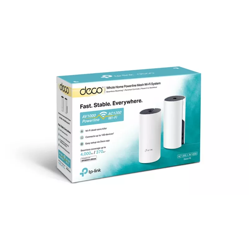 TP-Link AC1200 + AV1000 Całodomowy hybrydowy system Mesh Wi-Fi, zestaw 2 sztuk