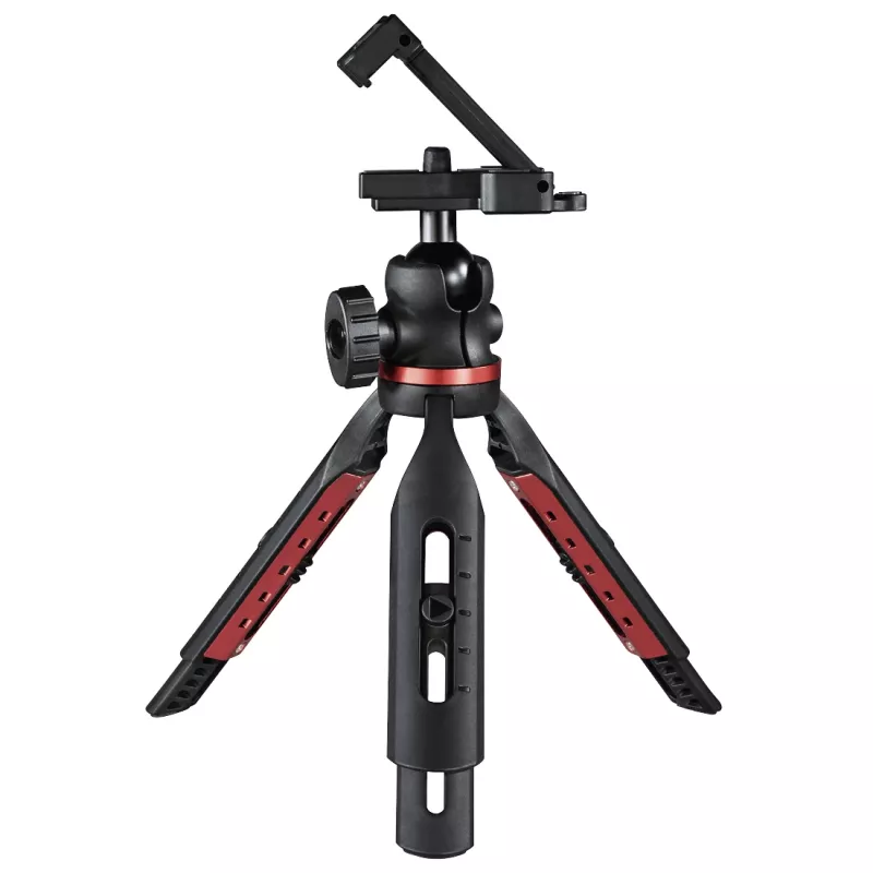 Statyw Hama Solid do smartfonów/tabletów 3 nogi czarny, czerwony