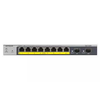 NETGEAR GS110TP Zarządzany L2/L3/L4 Gigabit Ethernet (10/100/1000) Power over Ethernet (PoE) Szary