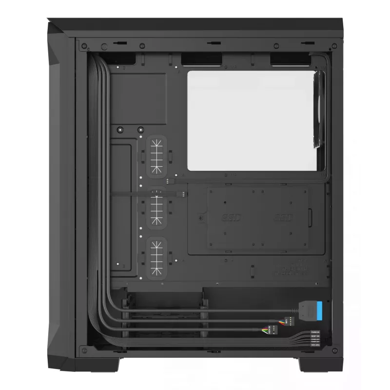 GENESIS Irid 505 Midi Tower Czarny
