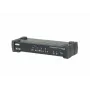 Przełącznik KVMP ATEN 4-portowy USB 3.0 4K DisplayPort MST, 4096 x 2160 pikseli, 4K Ultra HD, 4,89 W, czarny
