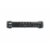 Przełącznik KVMP ATEN 4-portowy USB 3.0 4K DisplayPort MST, 4096 x 2160 pikseli, 4K Ultra HD, 4,89 W, czarny