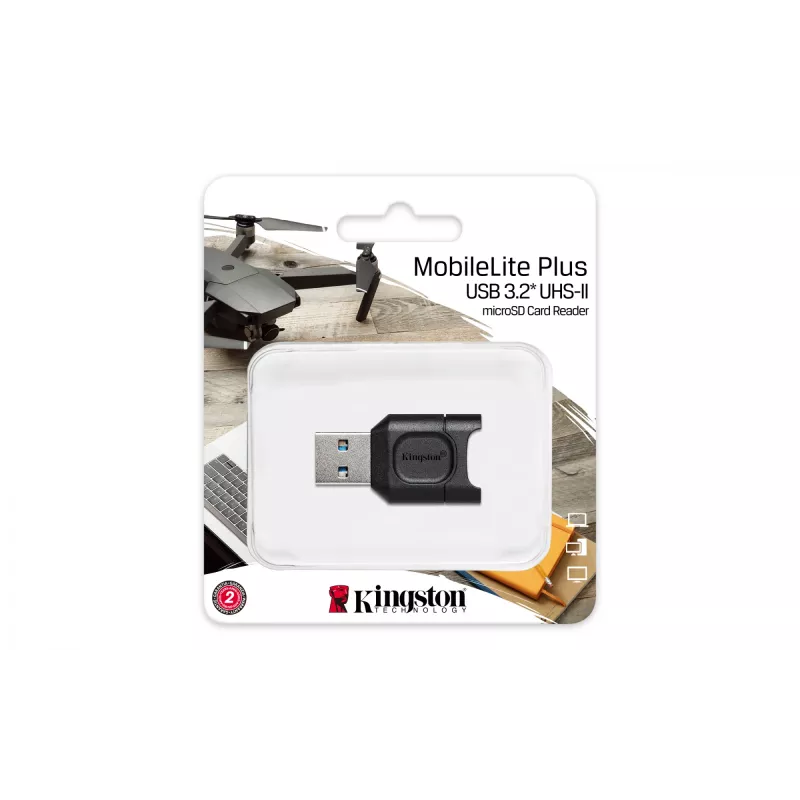 Czytnik kart Kingston Technology MobileLite Plus USB 3.2 Gen 1 (3.1 Gen 1) Type-A Czarny