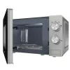 Kuchenka mikrofalowa solo Gorenje MO20E1S — 20 l, 800 W, sterowanie obrotowe, talerz obrotowy 270 mm, stal nierdzewna/czarny