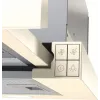 Okap kuchenny podszafkowy Gorenje BHP62CLI, filtr aluminiowy, poziom hałasu: D